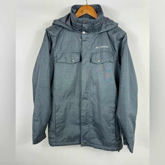 Columbia Eagles‎ Call Insulate Jacket Men’s Size Small Gray Thermal Coil